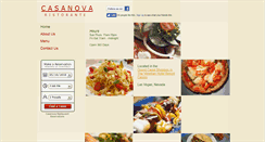 Desktop Screenshot of casanovalv.com